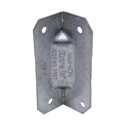 Simpson Strong-Tie 1 in. W X 2.8 in. L Galvanized Steel Gusset Angle
