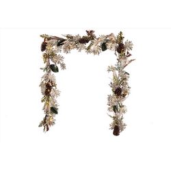 Celebrations Warm White 35 ct 9 ft. LED Neutral Fall Garland