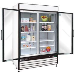 Maxx Cold 48 ft³ White Stainless Steel Upright Freezer 750 W