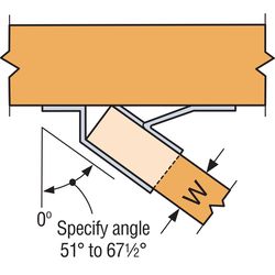 Simpson Strong-Tie 5.63 in. H X 4.5 in. W 16 Ga. Steel Joist Hanger