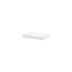 Dolle Big Boy 2 in. H X 17.5 in. W X 9.8 in. D White Particle Board Decorative Wall Shelf