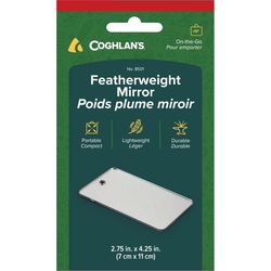 Coghlan's Silver Camp Mirror 4.25 in. H X 2.75 in. L 1 pk