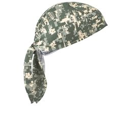 Ergodyne Chill-Its Camo Dew Rag Multicolored One Size Fits Most