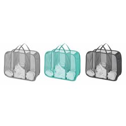 Whitmor Assorted Mesh Fabric Collapsible Laundry Sorter