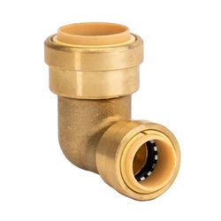 QuickFitting Push to Connect 3/4 in. PF Brass Reducing Elbow