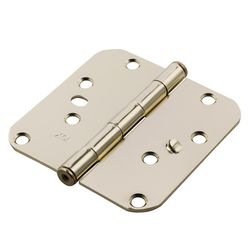 Ace 4 in. L Bright Brass Residential Door Hinge 3 pk