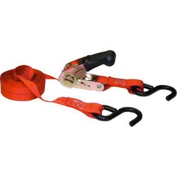 Keeper 1 in. W X 13 ft. L Orange Tie Down w/Ratchet 400 lb 1 pk