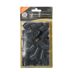 Nuvo Iron 1 in. H X 0.75 in. W X 0.75 in. L Vinyl Railing Connectors