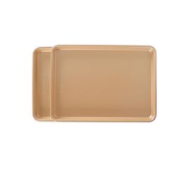 Nordic Ware Naturals 13 in. W X 18 in. L Half Sheet Pan Tan 2 pc