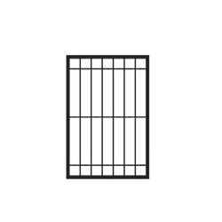 Fortress Building Products Estate 75 in. H X 51 in. W X 2  L Steel Fence Gate