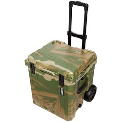 Cubix Outdoors QuadraX Camouflage 46 qt Roller Cooler
