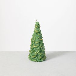Sullivans Vance Kitira Green Tree Candle 12 in.
