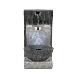 Alpine Fiberglass/Resin Assorted Table Top Fountain