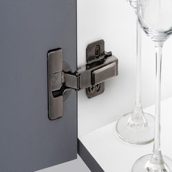Richelieu RSC Series Nickel Cabinet Hinge 2 pk