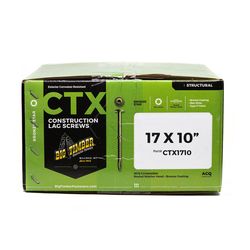 Big Timber No. 17 Ga. X 10 in. L Star Round Head Coarse Construction Screws