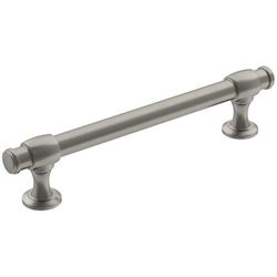 Amerock Traditional Bar Cabinet Pull 5-1/16 in. Satin Nickel Silver 1 pk