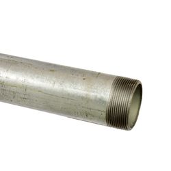 B&K Mueller 2 in. D X 60 in. L Galvanized Steel Pre-Cut Pipe