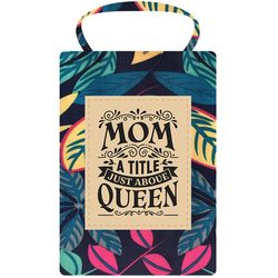 Sentiment Tote Bag Mom 6.29 in. H X 4.33 in. W X 1.18 in. L Multi-Purpose Bag