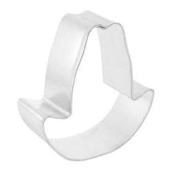 R&M International Corp 3 in. W X 3 in. L Cowboy Hat Cookie Cutter Silver 1 pc