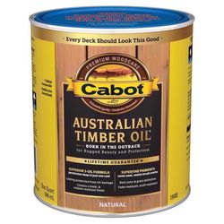 Cabot Australian Timber Oil Low VOC Transparent Natural Oil-Based Alkyd Australian Timber Oil 1 qt