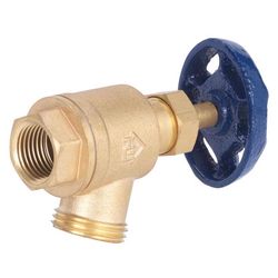 Homewerks 1 in. FIP in. X 3/4 in. Garden Hose Thread Brass Garden Valve