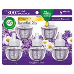Air Wick Lavender and Chamomile Scent Air Freshener Oil Refill 3.38 oz Liquid 5 pk