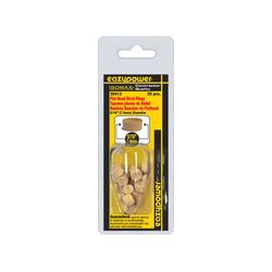 Eazypower Isomax Flat Birch Head Plug 5/16 in. D 20 pk