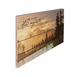 P Graham Dunn 14 in. H X 24 in. L Multicolored Wood Pallet Decor
