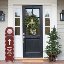 Dyno Red/White Mailbox Letter Porch Sign 40 in.
