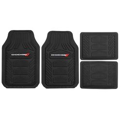 Plasticolor Black Dodge Floor Mat For Universal 4 pk