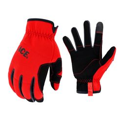 Ace M High Performance Red/Black Gloves