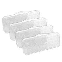 Bazic Products 1 in. H X 3 in. W X 8 in. D Pencil Box Clear