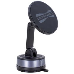 LoveHandle Black/Gray Suction Cell Phone Grip and Mount For All Mobile Devices