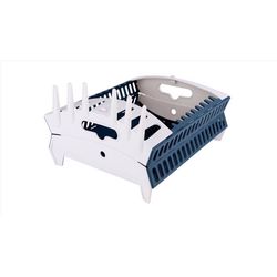 Coghlan's Snapfold Blue/White Wire Chafing Dish Rack 13.5 in. H X 11.80 in. W X 6.81 in. L 17.64 oz