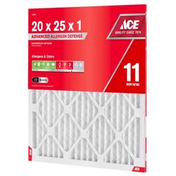Ace 20 in. W X 25 in. H X 1 in. Synthetic 11 MERV Pleated Air Filter 1 pk