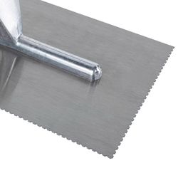 Roberts 3.18 in. H X 4.5 in. W X 11 in. L Steel/Wood Notch Trowel 1 pc