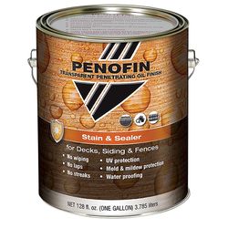 Penofin Transparent Matte Mission Brown Oil-Based Alkyd Stain and Sealer 1 gal