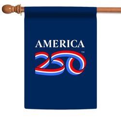 Valley Forge America 250 House Flag 28 in. H X 0 in. W X 40 in. L