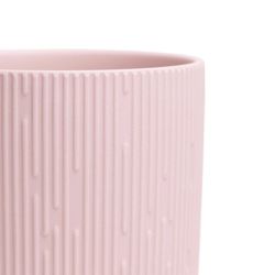 Chive Virago 3.3 in. D Ceramic Shape C Succulent Pot Soft Pink