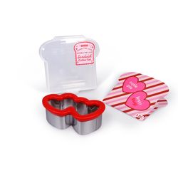 Handstand Kitchen Share the Love Stainless Steel Sandwich Cutter Set