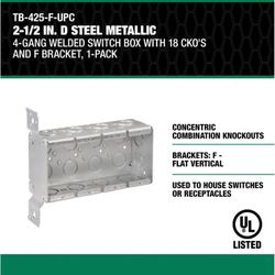 Southwire New Work Square Steel Electrical Box