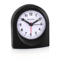 Westclox 3 in. Black Alarm Clock Analog