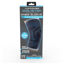 Copper Fit Dual Action Compression Knee Sleeve 1 pk