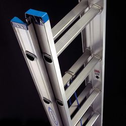 Werner 40 ft. H Aluminum Extension Ladder Type I 250 lb. cap.