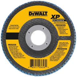 DEWALT XP 4-1/2 in. D X 7/8 in. Zirconia Aluminum Oxide Flap Disc 80 Grit 1 pc