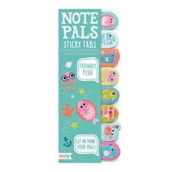 OOLY Note Pals Friendly Fish 2.13 in. W X 6.3 in. L Assorted Sticky Tabs 1 pad
