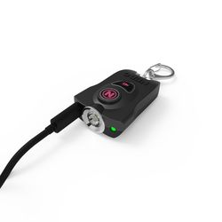 NEBO Mypal 400 lm Black LED Rechargeable Keychain Light