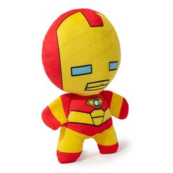 Buckle-Down Marvel Comics For Dog Multicolored Plush Kawaii Iron Man Standing Pose Squeaky Dog Toy 1