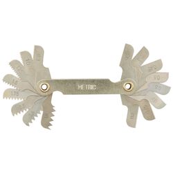 Milwaukee Metric Metric 0.35-3.00 mm Thread Pitch Gauge