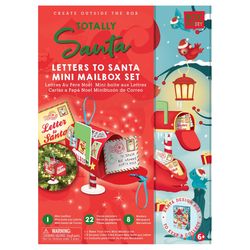 Box Candiy Totally Santa Mini Mailbox Set Multicolored